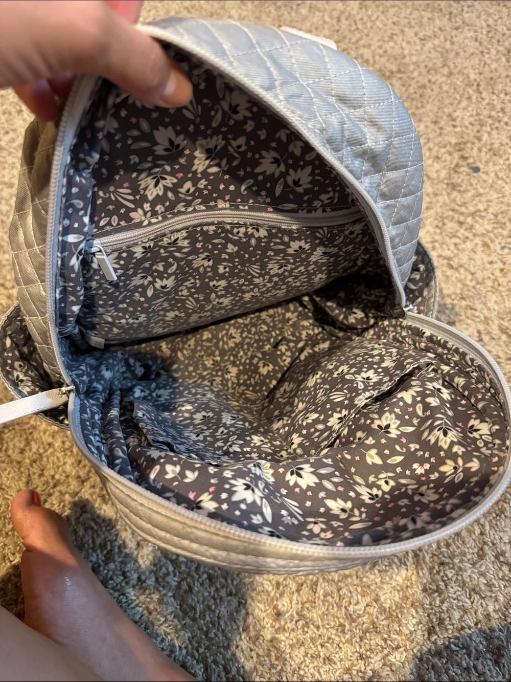 Vera Bradley pocket finish